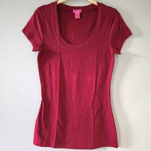 NWOT - Love Peace Hope Red Scoop Neck Tee – Women’s Medium